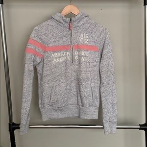 Abercrombie and Fitch half zip hoodie
